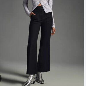Maeve Naomi Cropped Wide-Leg Flared Pant Size 10